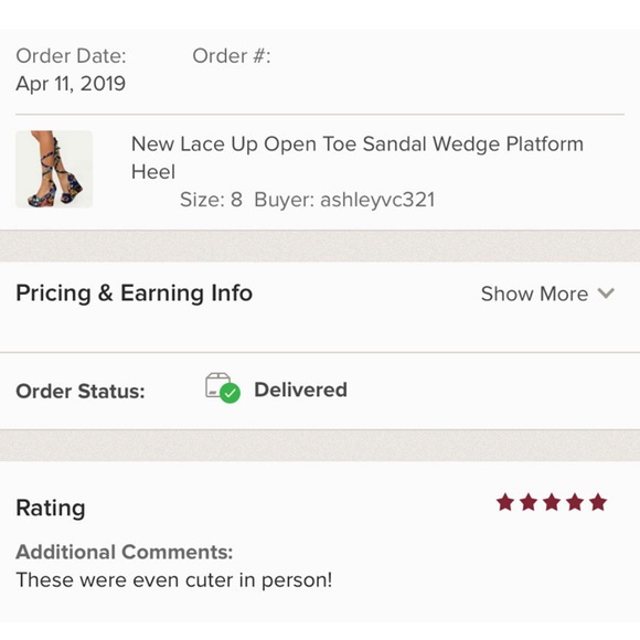 New Lace Up Open Toe Sandal Wedge Platform Heel - Picture 5 of 5